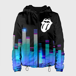 Куртка с капюшоном женская Rolling Stones эквалайзер, цвет: 3D-черный