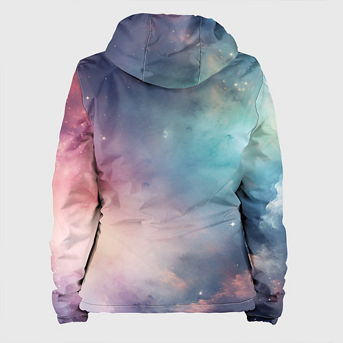 Женская куртка Нежный космос / 3D-Черный – фото 2