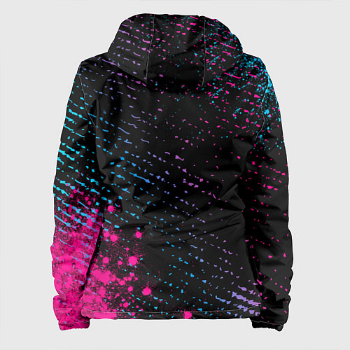 Женская куртка Everton - neon gradient вертикально / 3D-Черный – фото 2