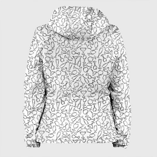 Женская куртка Бокалы / 3D-Белый – фото 2