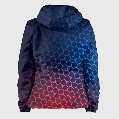 Женская куртка Final Fantasy неоновые соты / 3D-Черный – фото 2