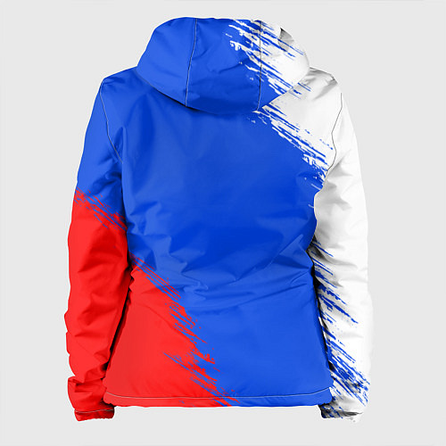 Женская куртка Триколор и герб России / 3D-Белый – фото 2