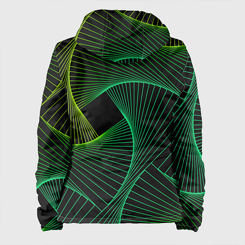 Женская куртка Сетка скрученных линий / 3D-Белый – фото 2