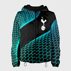 Куртка с капюшоном женская Tottenham football net, цвет: 3D-черный