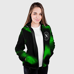 Куртка с капюшоном женская Napoli sport halftone, цвет: 3D-черный — фото 2