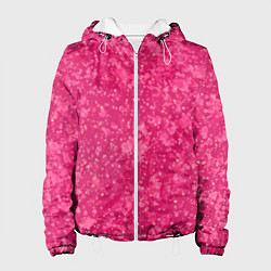 Женская куртка Яркий розовый абстракция