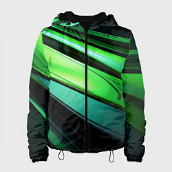 Женская куртка Абстрактные геометрические плавные линии минимализ