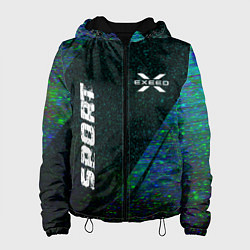 Женская куртка Exeed sport glitch blue