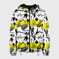 Куртка с капюшоном женская Keep out - экстримальные хобби, цвет: 3D-черный