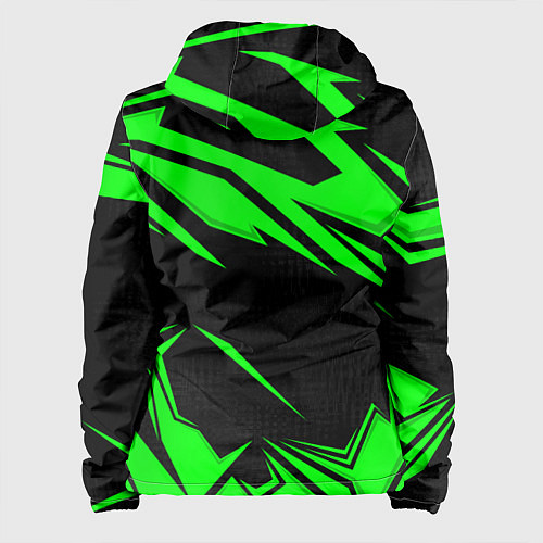 Женская куртка Skoda - green uniform / 3D-Белый – фото 2