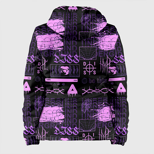 Женская куртка Underground pattern color / 3D-Белый – фото 2