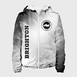 Куртка с капюшоном женская Brighton sport на светлом фоне вертикально, цвет: 3D-белый