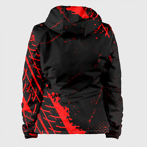 Женская куртка Lamborghini red sport tires / 3D-Черный – фото 2