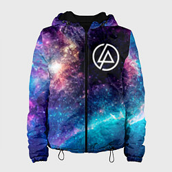 Куртка с капюшоном женская Linkin Park space rock, цвет: 3D-черный