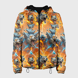 Женская куртка Волки и камни