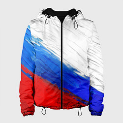 Женская куртка Триколор красками