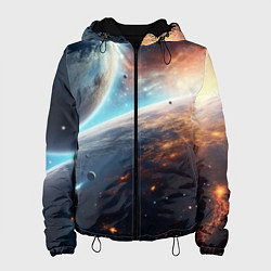 Женская куртка Космос и планеты