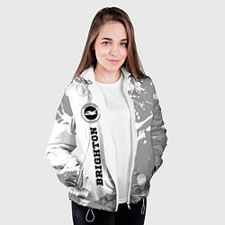 Куртка с капюшоном женская Brighton sport на светлом фоне по-вертикали, цвет: 3D-белый — фото 2