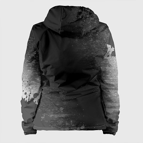 Женская куртка Leeds United sport на темном фоне вертикально / 3D-Черный – фото 2