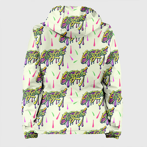 Женская куртка Елизавета и капли / 3D-Белый – фото 2