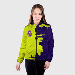 Куртка с капюшоном женская Barcelona fc sport club, цвет: 3D-черный — фото 2