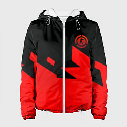 Женская куртка CSGO стильная геометрия красный