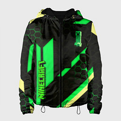 Женская куртка Minecraft creeper game pattern