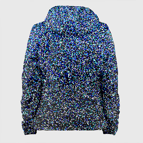 Женская куртка Шум пикселей / 3D-Белый – фото 2