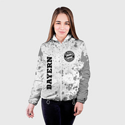 Куртка с капюшоном женская Bayern sport на светлом фоне вертикально, цвет: 3D-белый — фото 2