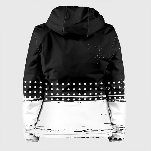 Женская куртка Among us геометрия / 3D-Черный – фото 2