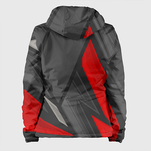 Женская куртка Blue Exorcist red lines / 3D-Черный – фото 2