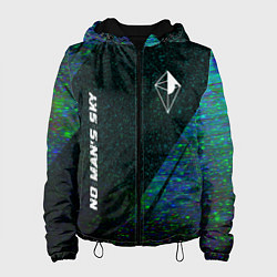 Женская куртка No Mans Sky glitch blue