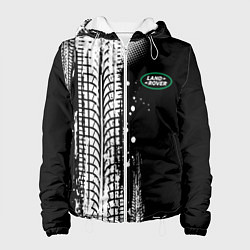 Женская куртка Ленд Ровер - следы от шин