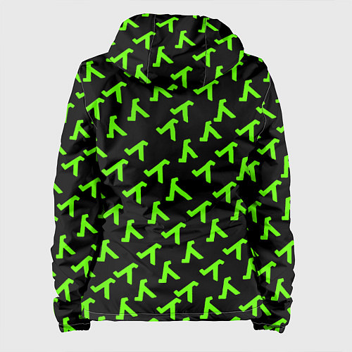 Женская куртка Half life green logo / 3D-Белый – фото 2