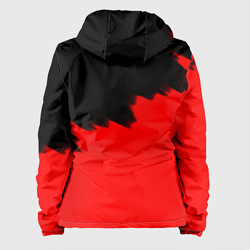 Женская куртка Россия красные краски / 3D-Белый – фото 2