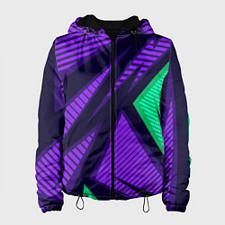 Женская куртка Абстрактный узор с геометрической концепцией