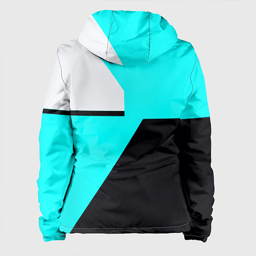 Женская куртка Juventus x Liverpool geometry / 3D-Черный – фото 2