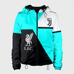 Женская куртка Juventus x Liverpool geometry