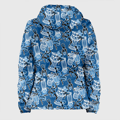 Женская куртка Африканские барабанщицы / 3D-Белый – фото 2