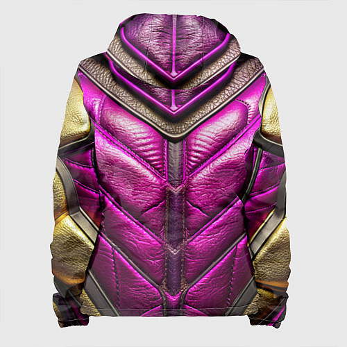 Женская куртка Текстурная кожа в космическом стиле / 3D-Белый – фото 2