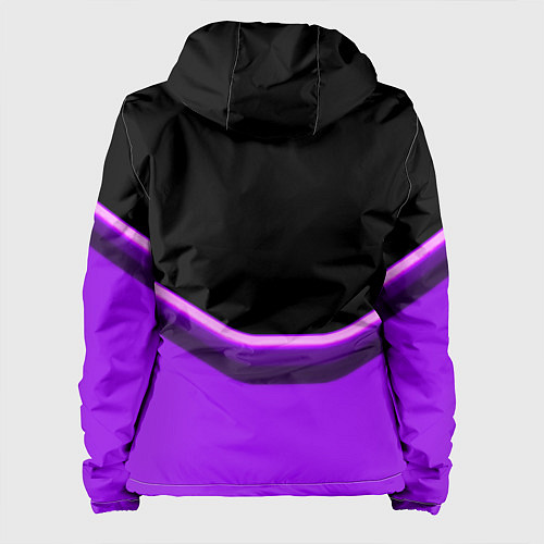 Женская куртка Among us neon geometry / 3D-Белый – фото 2