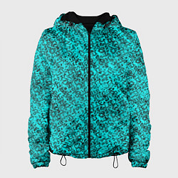 Женская куртка Кристальный голубой текстура