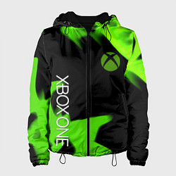 Женская куртка Xbox one green flame
