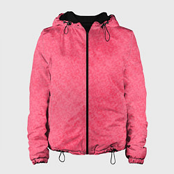 Женская куртка Сочный розовый однотонный текстурированный