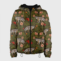 Женская куртка Волки и шиповник