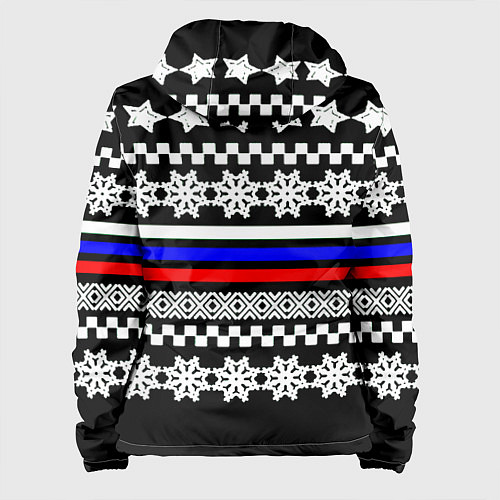 Женская куртка Rusiia winter pattern / 3D-Черный – фото 2