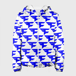 Куртка с капюшоном женская FaZe Clan pattern team, цвет: 3D-белый
