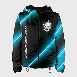 Женская куртка Cyberpunk 2077 неоновые лампы