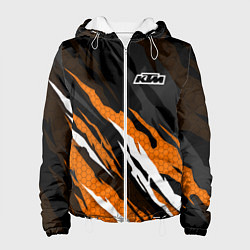 Женская куртка KTM - Рваный гексагон