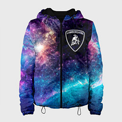 Куртка с капюшоном женская Lamborghini space auto, цвет: 3D-черный